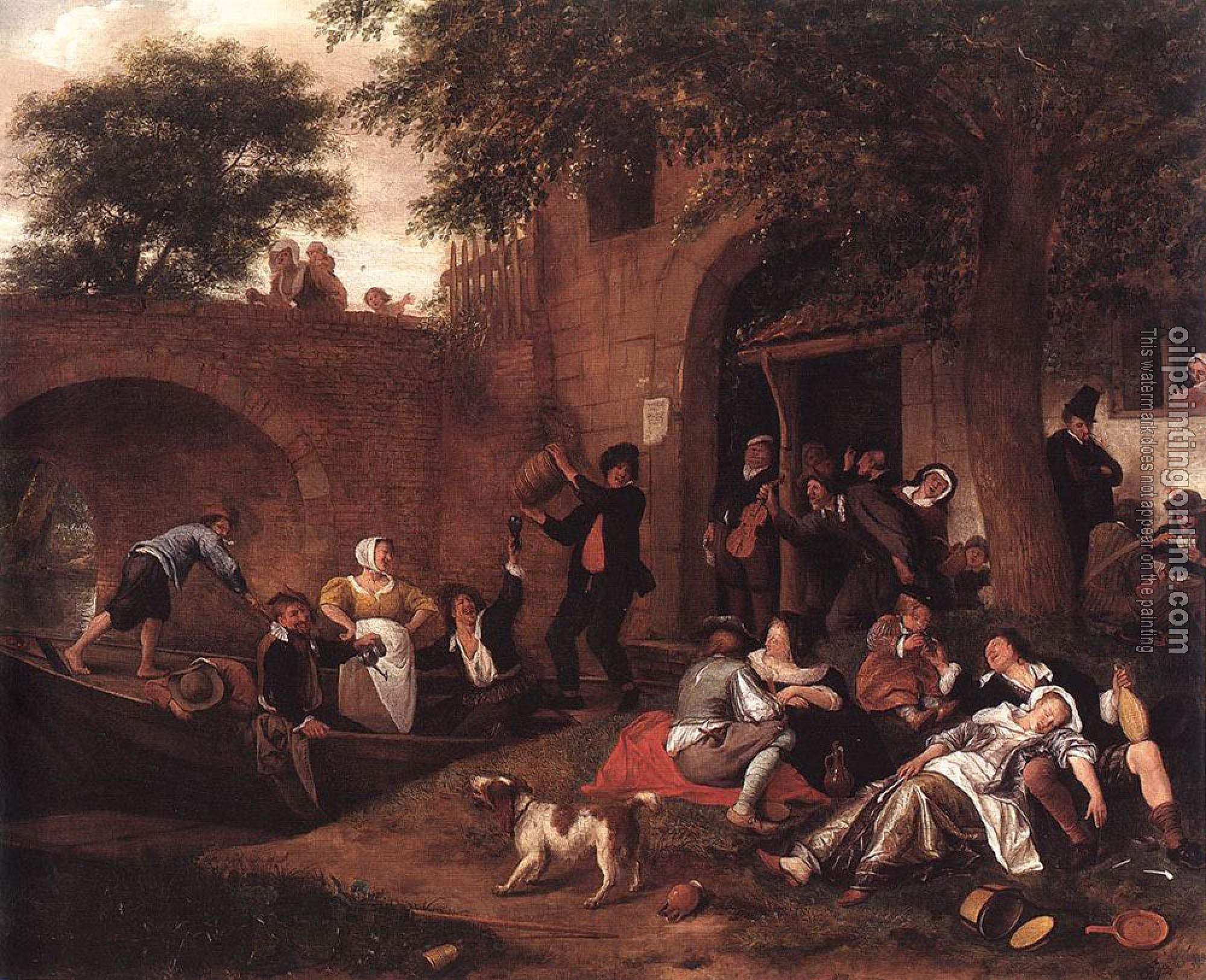 Steen, Jan - Leaving the Tavern